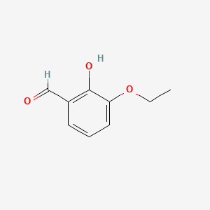 3-Ethoxysalicylaldehyde chemical structure (CAS 492-88-6)