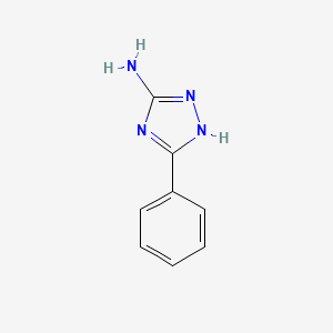 5-Phenyl-1H-1,2,4-triazol-3-amine chemical structure (CAS 4922-98-9)