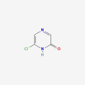 6-Chloropyrazin-2-ol chemical structure (CAS 4925-61-5)