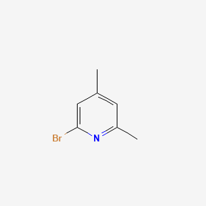 2-Bromo-4,6-dimethylpyridine chemical structure (CAS 4926-26-5)
