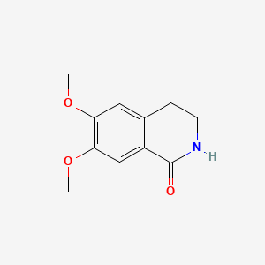 6,7-Dimethoxy-3,4-dihydroisoquinolin-1(2H)-one chemical structure (CAS 493-49-2)