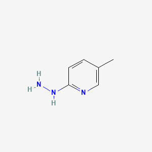 2-Hydrazinyl-5-methylpyridine chemical structure (CAS 4931-01-5)