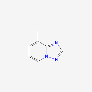 8-Methyl-[1,2,4]triazolo[1,5-a]pyridine chemical structure (CAS 4931-18-4)