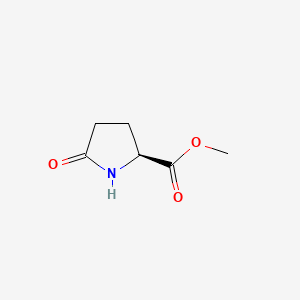 Methyl (S)-(+)-2-pyrrolidone-5-carboxylate chemical structure (CAS 4931-66-2)