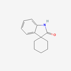 Spiro[cyclohexane-1,3'-indolin]-2'-one chemical structure (CAS 4933-14-6)