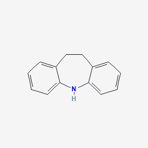 10,11-Dihydro-5H-dibenzo[b,f]azepine chemical structure (CAS 494-19-9)
