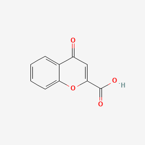 4-Oxo-4H-chromene-2-carboxylic acid chemical structure (CAS 4940-39-0)
