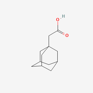 2-(Adamantan-1-yl)acetic acid chemical structure (CAS 4942-47-6)