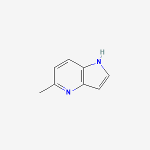 5-Methyl-1H-pyrrolo[3,2-b]pyridine chemical structure (CAS 4943-67-3)