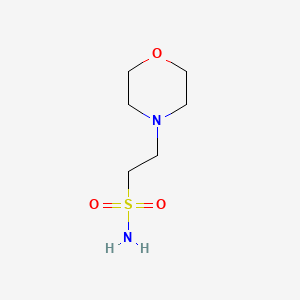 2-(Morpholin-4-yl)ethane-1-sulfonamide chemical structure (CAS 4945-80-6)
