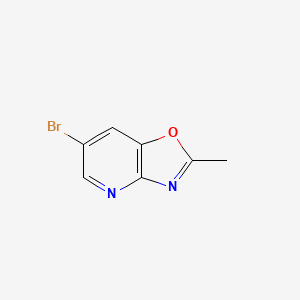6-Bromo-2-methyloxazolo[4,5-b]pyridine chemical structure (CAS 494747-09-0)