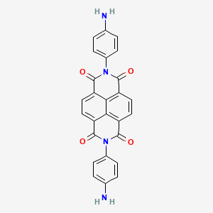 2,7-Bis(4-aminophenyl)benzo[lmn][3,8]phenanthroline-1,3,6,8(2H,7H)-tetraone chemical structure (CAS 49546-11-4)