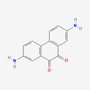 2,7-Diaminophenanthrene-9,10-dione chemical structure (CAS 49546-41-0)