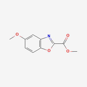 Methyl 5-methoxybenzo[d]oxazole-2-carboxylate chemical structure (CAS 49559-57-1)