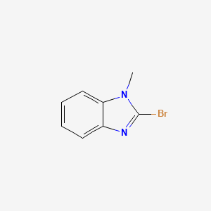 2-Bromo-1-methyl-1H-benzo[d]imidazole chemical structure (CAS 49572-60-3)