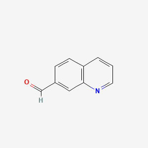 7-Formylquinoline chemical structure (CAS 49573-30-0)