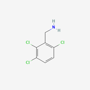 (2,3,6-Trichlorophenyl)methanamine chemical structure (CAS 4960-49-0)