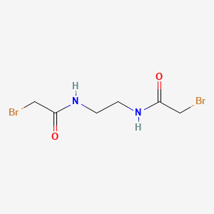 N,N'-(Ethane-1,2-diyl)bis(2-bromoacetamide) chemical structure (CAS 4960-81-0)