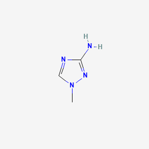 1-Methyl-1H-1,2,4-triazol-3-amine chemical structure (CAS 49607-51-4)