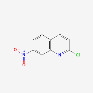 2-Chloro-7-nitroquinoline chemical structure (CAS 49609-03-2)