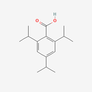2,4,6-Triisopropylbenzoic acid chemical structure (CAS 49623-71-4)