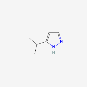 3-Isopropylpyrazole chemical structure (CAS 49633-25-2)