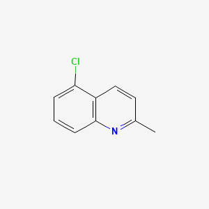 5-Chloro-2-methylquinoline chemical structure (CAS 4964-69-6)