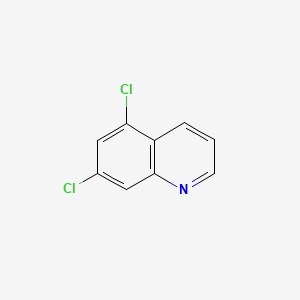 5,7-Dichloroquinoline chemical structure (CAS 4964-77-6)