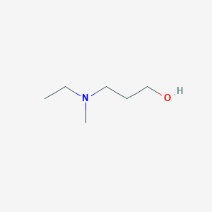 3-(Ethyl(methyl)amino)propan-1-ol chemical structure (CAS 49642-03-7)