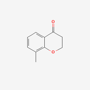 8-Methyl-4-chromanone chemical structure (CAS 49660-56-2)