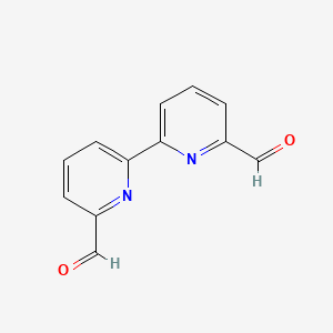 [2,2'-Bipyridine]-6,6'-dicarbaldehyde chemical structure (CAS 49669-26-3)