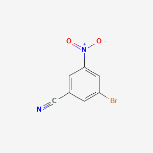 3-Bromo-5-nitrobenzonitrile chemical structure (CAS 49674-15-9)