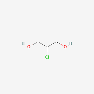 2-Chloropropane-1,3-diol chemical structure (CAS 497-04-1)