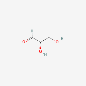 (S)-2,3-Dihydroxypropanal chemical structure (CAS 497-09-6)