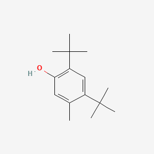 4,6-Di-tert-butyl-m-cresol chemical structure (CAS 497-39-2)
