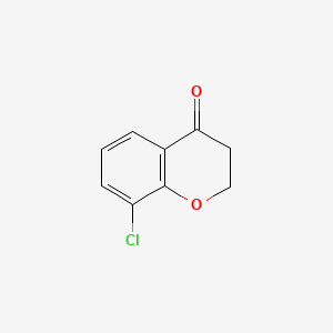8-Chlorochroman-4-one chemical structure (CAS 49701-11-3)