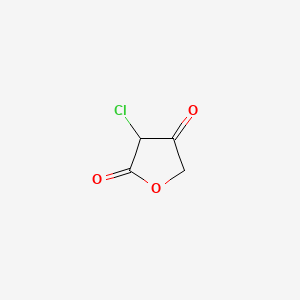3-Chlorofuran-2,4(3H,5H)-dione chemical structure (CAS 4971-55-5)