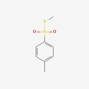 S-Methyl 4-methylbenzenesulfonothioate chemical structure (CAS 4973-66-4)
