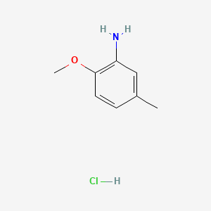 2-Methoxy-5-methylaniline hydrochloride chemical structure (CAS 49742-89-4)