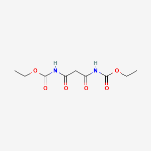 Diethyl malonyldicarbamate chemical structure (CAS 49754-15-6)