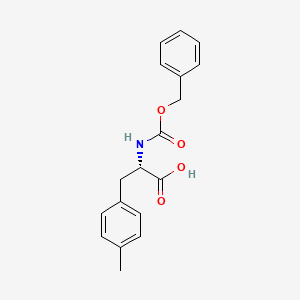 (S)-2-(((Benzyloxy)carbonyl)amino)-3-(p-tolyl)propanoic acid chemical structure (CAS 49759-58-2)