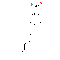 4-Hexylbenzaldehyde chemical structure (CAS 49763-69-1)