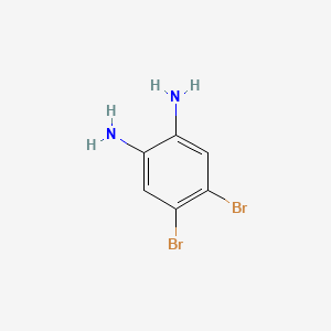 4,5-Dibromobenzene-1,2-diamine chemical structure (CAS 49764-63-8)