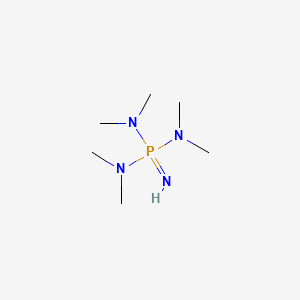 Tris(dimethylamino)iminophosphorane chemical structure (CAS 49778-01-0)