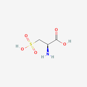 (R)-2-Amino-3-sulfopropanoic acid chemical structure (CAS 498-40-8)