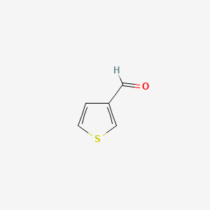 Thiophene-3-carbaldehyde chemical structure (CAS 498-62-4)