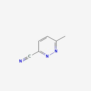 6-Methylpyridazine-3-carbonitrile chemical structure (CAS 49840-90-6)