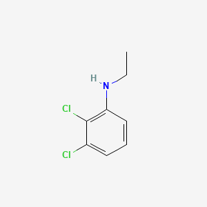 2,3-Dichloro-N-ethylaniline chemical structure (CAS 49850-15-9)