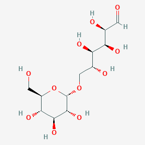 (2R,3S,4R,5R)-2,3,4,5-Tetrahydroxy-6-(((2S,3R,4S,5S,6R)-3,4,5-trihydroxy-6-(hydroxymethyl)tetrahydro-2H-pyran-2-yl)oxy)hexanal chemical structure (CAS 499-40-1)