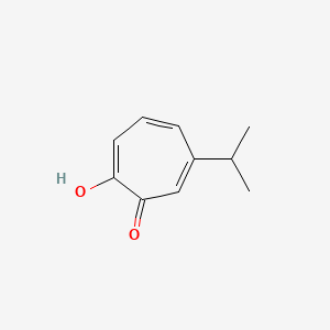 2-Hydroxy-4-isopropylcyclohepta-2,4,6-trien-1-one chemical structure (CAS 499-44-5)